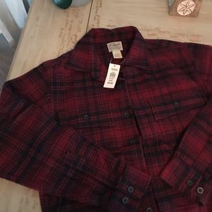 Mens red flannel size sm